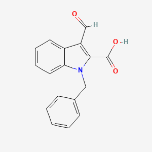1-Benzyl-3-formyl-1H-indole-2-carboxylic acid