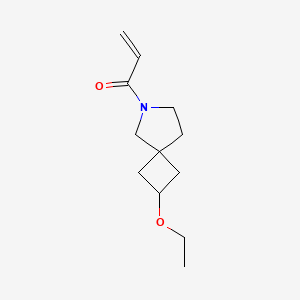 molecular formula C12H19NO2 B2851725 1-(2-Ethoxy-6-azaspiro[3.4]octan-6-yl)prop-2-en-1-one CAS No. 2224251-43-6