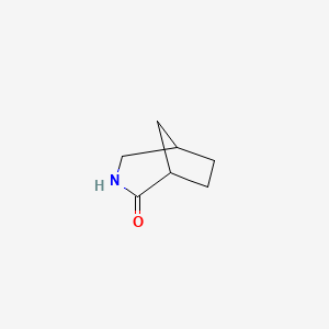 molecular formula C7H11NO B2851795 3-Azabicyclo[3.2.1]octan-2-one CAS No. 16994-00-6