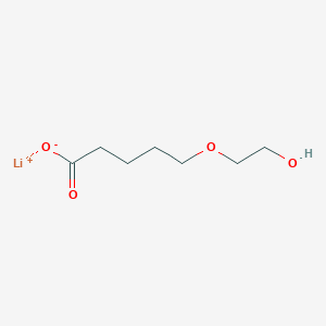 molecular formula C7H13LiO4 B2851827 Lithium;5-(2-hydroxyethoxy)pentanoate CAS No. 2580198-46-3