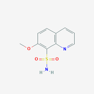molecular formula C10H10N2O3S B2851869 7-Methoxyquinoline-8-sulfonamide CAS No. 2059988-75-7