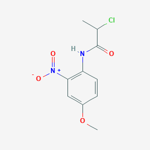 2-chloro-N-(4-methoxy-2-nitrophenyl)propanamide