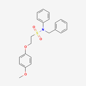 N-benzyl-2-(4-methoxyphenoxy)-N-phenylethanesulfonamide
