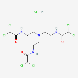 N-(2-{bis[2-(2,2-dichloroacetamido)ethyl]amino}ethyl)-2,2-dichloroacetamide hydrochloride