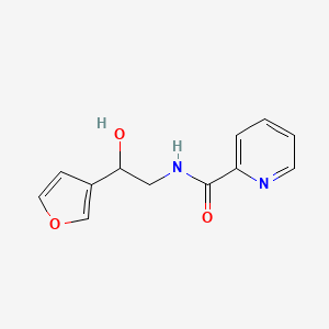 molecular formula C12H12N2O3 B2851938 N-[2-(furan-3-yl)-2-hydroxyethyl]pyridine-2-carboxamide CAS No. 1396567-68-2