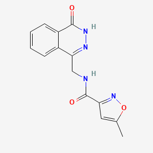 5-methyl-N-((4-oxo-3,4-dihydrophthalazin-1-yl)methyl)isoxazole-3-carboxamide