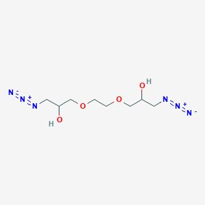 molecular formula C8H16N6O4 B2852067 1-Azido-3-[2-(3-azido-2-hydroxypropoxy)ethoxy]propan-2-ol CAS No. 2052281-67-9