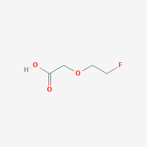 molecular formula C4H7FO3 B2852102 2-(2-Fluoroethoxy)acetic acid CAS No. 149605-55-0