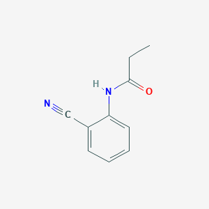 molecular formula C10H10N2O B2852144 N-(2-cyanophenyl)propanamide CAS No. 60751-76-0