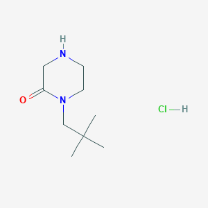 B2852230 1-Neopentylpiperazin-2-one hydrochloride CAS No. 2219379-11-8