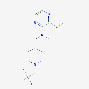 3-Methoxy-N-methyl-N-[[1-(2,2,2-trifluoroethyl)piperidin-4-yl]methyl]pyrazin-2-amine