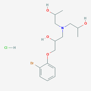 1,1'-((3-(2-Bromophenoxy)-2-hydroxypropyl)azanediyl)bis(propan-2-ol) hydrochloride