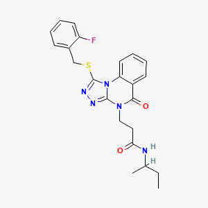 1-benzyl-5-{[4-(2-fluorophenyl)piperazin-1-yl]carbonyl}-1H-1,2,3-benzotriazole