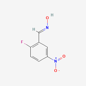 molecular formula C7H5FN2O3 B2852363 2-Fluoro-5-nitrobenzaldehyde oxime CAS No. 1309606-41-4