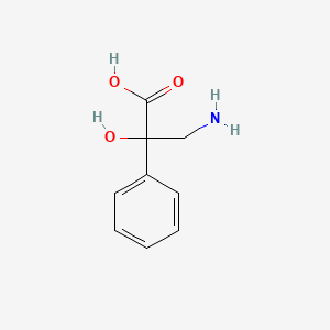 3-Amino-2-hydroxy-2-phenylpropanoic acid