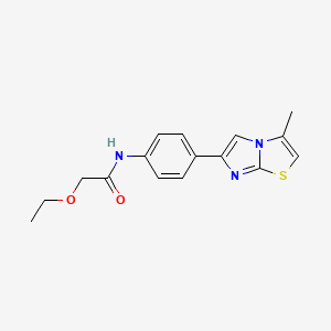 2-ethoxy-N-(4-(3-methylimidazo[2,1-b]thiazol-6-yl)phenyl)acetamide