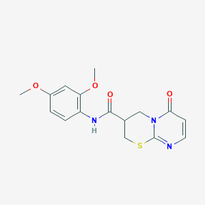 N-(2,4-dimethoxyphenyl)-6-oxo-2,3,4,6-tetrahydropyrimido[2,1-b][1,3]thiazine-3-carboxamide