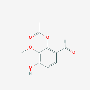 6-Formyl-3-hydroxy-2-methoxyphenyl acetate