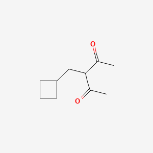 molecular formula C10H16O2 B2852468 3-(Cyclobutylmethyl)-2,4-pentanedione CAS No. 1038864-61-7