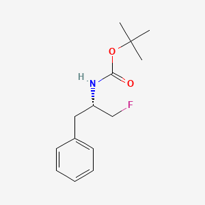 molecular formula C14H20FNO2 B2852489 (S)-N-Boc-1-fluoro-3-phenyl-2-propylamine CAS No. 2006287-06-3