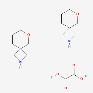 B2852529 6-Oxa-2-azaspiro[3.5]nonane hemioxalate CAS No. 1389264-15-6; 1523606-37-2