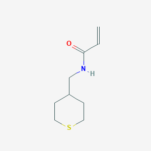 molecular formula C9H15NOS B2852645 n-[(Thian-4-yl)methyl]prop-2-enamide CAS No. 1598513-73-5
