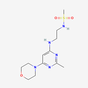 N-(2-((2-methyl-6-morpholinopyrimidin-4-yl)amino)ethyl)methanesulfonamide