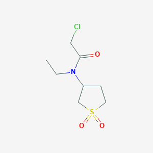 2-chloro-N-(1,1-dioxothiolan-3-yl)-N-ethylacetamide