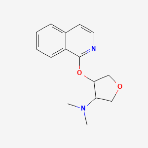 4-(isoquinolin-1-yloxy)-N,N-dimethyloxolan-3-amine