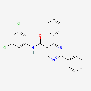 N-(3,5-dichlorophenyl)-2,4-diphenylpyrimidine-5-carboxamide
