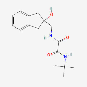 N1-(tert-butyl)-N2-((2-hydroxy-2,3-dihydro-1H-inden-2-yl)methyl)oxalamide