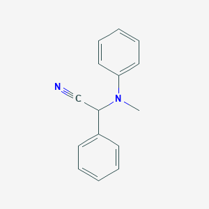 Phenyl(N-methylanilino)acetonitrile