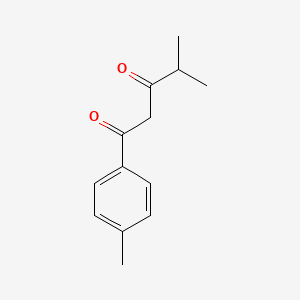 4-Methyl-1-(4-methylphenyl)pentane-1,3-dione