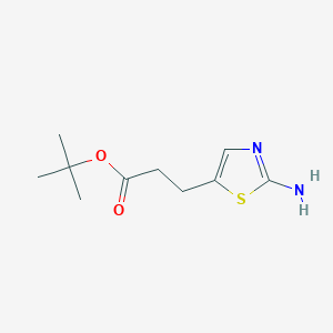 tert-Butyl 3-(2-aminothiazol-5-yl)propanoate