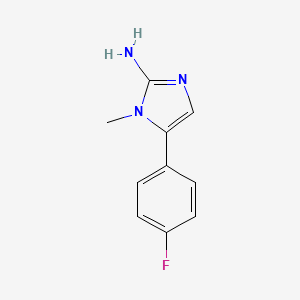 5-(4-Fluoro-phenyl)-1-methyl-1H-imidazol-2-ylamine