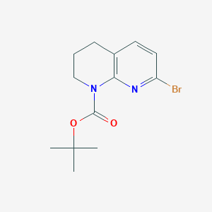 tert-Butyl 7-bromo-3,4-dihydro-1,8-naphthyridine-1(2H)-carboxylate