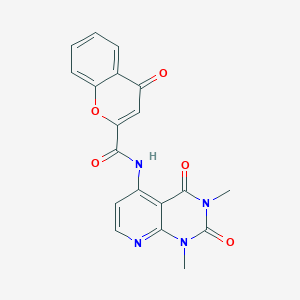 N-(1,3-dimethyl-2,4-dioxo-1,2,3,4-tetrahydropyrido[2,3-d]pyrimidin-5-yl)-4-oxo-4H-chromene-2-carboxamide