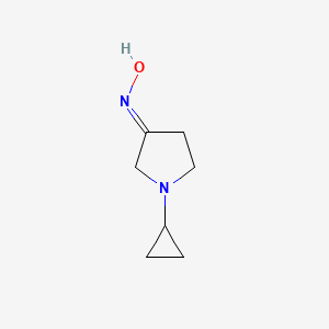 N-(1-cyclopropylpyrrolidin-3-ylidene)hydroxylamine