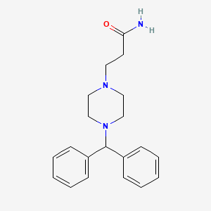 3-[4-(Diphenylmethyl)-1-piperazinyl]propanamide