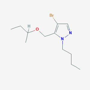 4-bromo-5-(sec-butoxymethyl)-1-butyl-1H-pyrazole