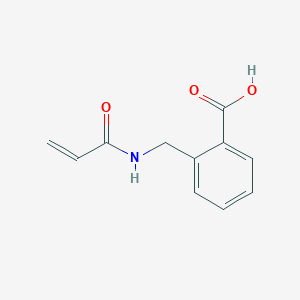 molecular formula C11H11NO3 B2852803 2-[(Prop-2-enamido)methyl]benzoic acid CAS No. 2305354-62-3