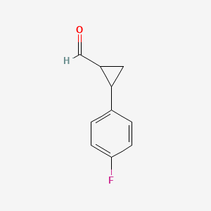 B2852814 2-(4-Fluorophenyl)cyclopropanecarbaldehyde CAS No. 1233026-05-5; 372183-93-2