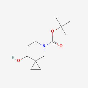molecular formula C12H21NO3 B2852840 Tert-butyl 8-hydroxy-5-azaspiro[2.5]octane-5-carboxylate CAS No. 955028-95-2