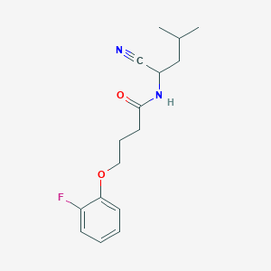 N-(1-cyano-3-methylbutyl)-4-(2-fluorophenoxy)butanamide