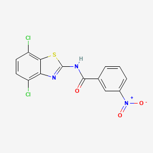 N-(4,7-dichloro-1,3-benzothiazol-2-yl)-3-nitrobenzamide