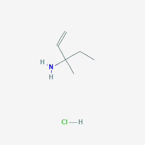 3-Methylpent-1-en-3-amine hydrochloride