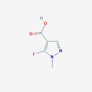 molecular formula C5H5FN2O2 B2852922 5-氟-1-甲基-1H-吡唑-4-羧酸 CAS No. 1780519-27-8