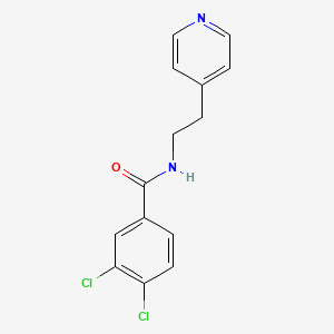 3,4-dichloro-N-(2-pyridin-4-ylethyl)benzamide