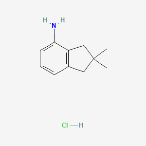 2,2-Dimethyl-1,3-dihydroinden-4-amine;hydrochloride