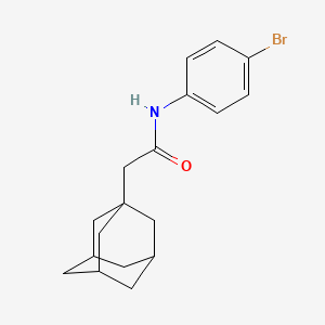 molecular formula C18H22BrNO B2852971 2-(1-adamantyl)-N-(4-bromophenyl)acetamide CAS No. 708293-02-1